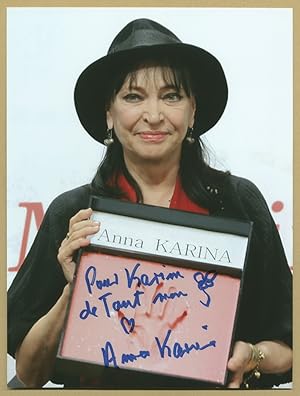 Imagen del vendedor de Anna Karina (1940-2019) - Rare authentic signed photo - 2000s a la venta por PhP Autographs