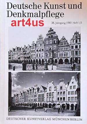 Bild des Verkufers fr Deutsche Kunst und Denkmalpflege : 38. Jahrgang 1980 Heft 1 ; Herausgegeben durch die Vereinigung der Landesdenkmalpfleger in der Bundesrepublik Deutschland zum Verkauf von art4us - Antiquariat