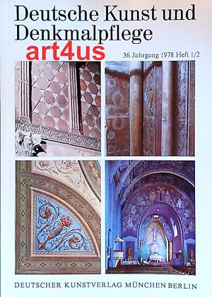 Seller image for Deutsche Kunst und Denkmalpflege : 36. Jahrgang 1978 Heft 1 / 2 ; Herausgegeben durch die Vereinigung der Landesdenkmalpfleger in der Bundesrepublik Deutschland for sale by art4us - Antiquariat