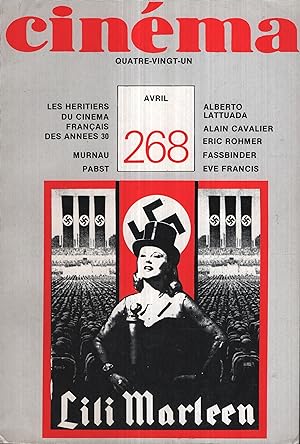 Imagen del vendedor de Cinma n 268 avril 1981 a la venta por PRISCA