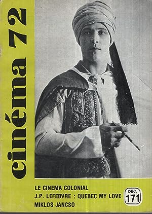 Image du vendeur pour Cinma n 171 dcembre 1972 mis en vente par PRISCA