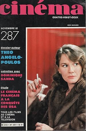 Image du vendeur pour Cinma n 287 novembre 1982 mis en vente par PRISCA