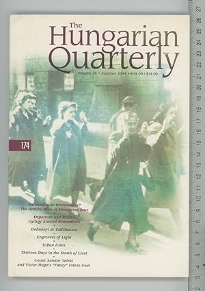 Seller image for The Hungarian Quarterly, Volume 45 (Summer 2004) 174 for sale by Joe Orlik Books