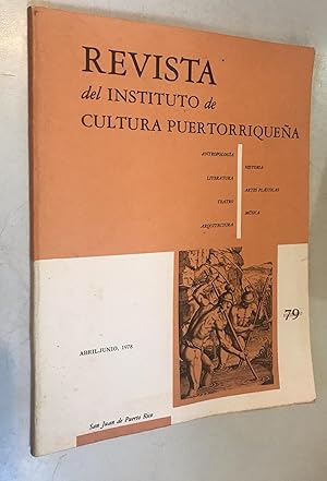 Seller image for Revista del instituto de Cultura Puertorriquena numero 79 (1978) for sale by Once Upon A Time