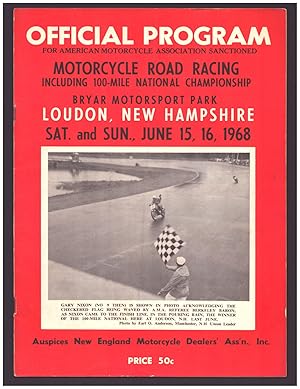 Official Program Motorcycle Road Racing, Bryar Motorsport Park, Loudon, New Hampshire, June 15, 1...