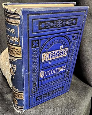 Seller image for Prose Quotations From Socrates to Macaulay for sale by Boards & Wraps