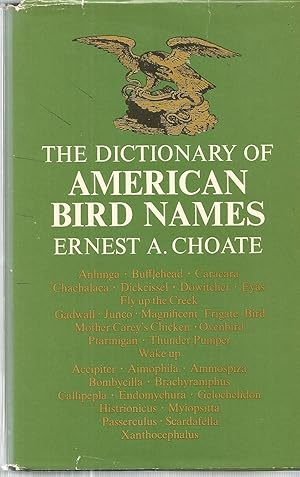 The Dictionary of American Bird Names