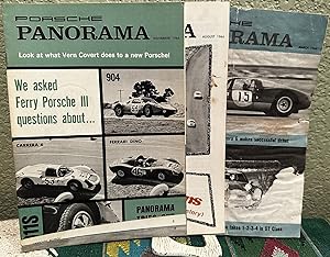 Porsche Panorama 3 Issues 1966 March, August, November Vol XI No 3,8 & 11 (not a reprint)