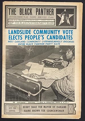 The Black Panther Intercommunal News Service. Vol. VIII, no. 23, Saturday, August 23, 1972