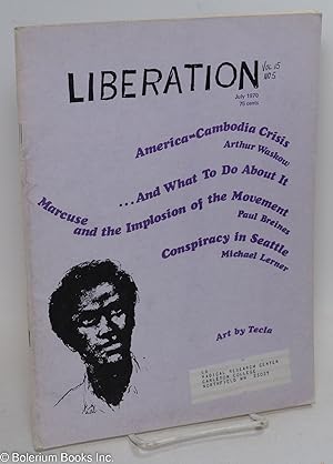 Seller image for Liberation: Vol. 15, no. 5, July 1970 for sale by Bolerium Books Inc.