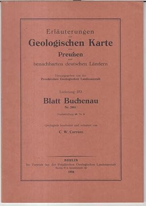 Seller image for Lieferung 272 - Blatt Buchenau, Nr. 2981, Gradabteilung 68, Nr. 8: Erluterungen zur Geologischen Karte von Preuen und benachbarten deutschen Lndern. for sale by Antiquariat Carl Wegner