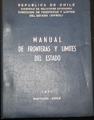 Manual de Fronteras y límites del estado.