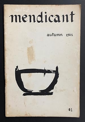 Imagen del vendedor de Mendicant 1 (Autumn 1961) -- includes piece on Aleister Crowley by Stuart Z. Perkoff a la venta por Philip Smith, Bookseller