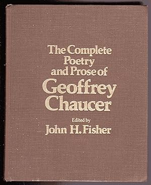 Image du vendeur pour The Complete Poetry and Prose of Geoffrey Chaucer mis en vente par The Sun Also Rises