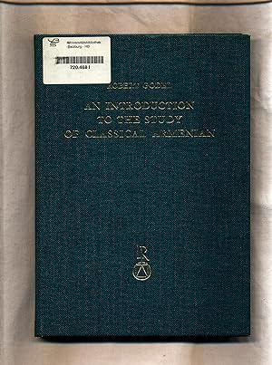 Seller image for An introduction to the study of classical Armenian for sale by avelibro OHG
