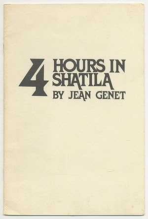 Immagine del venditore per [Cover title:] 4 Hours in Shatila [Title page:] Reprint from Journal of Palestine Studies - Vol. XII, No. 3, Issue 47, Spring 1983 venduto da Between the Covers-Rare Books, Inc. ABAA