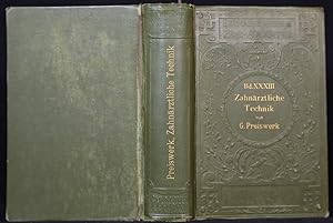 Imagen del vendedor de Lehrbuch und Atlas der zahnrztlichen Technik. Mit 21 vielfarbigen Tafeln und 362 Abbildungen. a la venta por Antiquariat  Braun