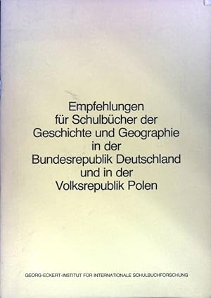 Imagen del vendedor de Empfehlungen fr Schulbcher der Geschichte und Geographie in der Bundesrepublik Deutschland und in der Volksrepublik Polen. - Sonderdruck aus: Internationales Jahrbuch fr Geschichts- und Geographieunterricht, Band XVII. a la venta por books4less (Versandantiquariat Petra Gros GmbH & Co. KG)