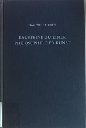 Seller image for Bausteine zu einer Philosophie der Kunst. for sale by books4less (Versandantiquariat Petra Gros GmbH & Co. KG)