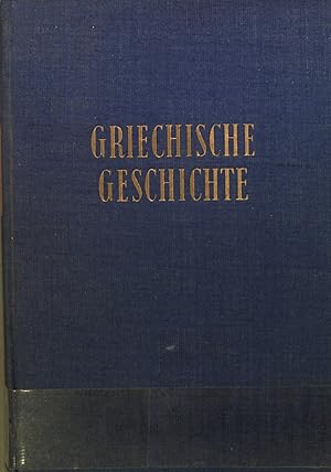 Seller image for Griechische Geschichte im Rahmen der Altertumsgeschichte. for sale by books4less (Versandantiquariat Petra Gros GmbH & Co. KG)