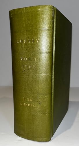 Survey Of British And Commonwealth Affairs Volume 1, Nos. 1 to 26 plus Index, 1967