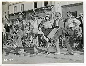 "Nils LUNDELL, John W. BRUNIUS, Inga TIDBLAD, Rune CARLSTEN, Edvin ADOLPHSON" lors du tournage du...