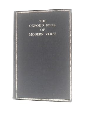 Immagine del venditore per The Oxford Book of Modern Verse 1892 - 1935 venduto da World of Rare Books