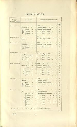 (Parliamentary Representation Welsh Boundaries] Parliamentary representation: Reports from Commis...