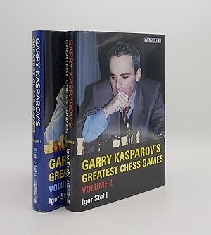 Bild des Verkufers fr GARRY KASPAROV'S GREATEST CHESS GAMES Volume 1 [&] Volume 2 zum Verkauf von Rothwell & Dunworth (ABA, ILAB)