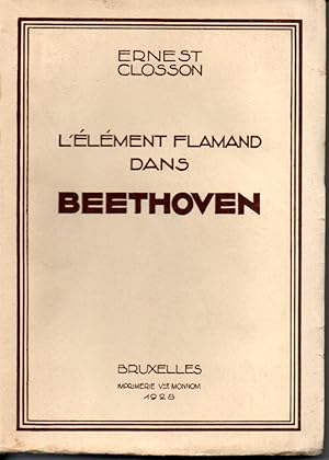 L'élément flamand dans Beethoven