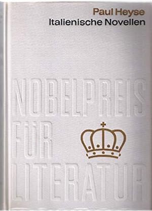 Bild des Verkufers fr Italienische Novellen - Nobelpreis fr Literatur 1910 zum Verkauf von Gabis Bcherlager