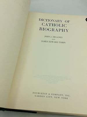 Seller image for DICTIONARY OF CATHOLIC BIOGRAPHY for sale by Kubik Fine Books Ltd., ABAA