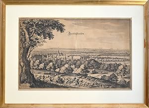 Barsinghausen. [1654]. [Original-Kupferstich, gerahmt / signed original colored etching, framed].