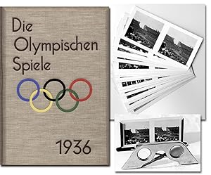 Imagen del vendedor de Die Olympischen Spiele 1936. Mit 100 Raumbild-Aufnahmen von Heinrich Hoffmann (komplett). a la venta por AGON SportsWorld GmbH