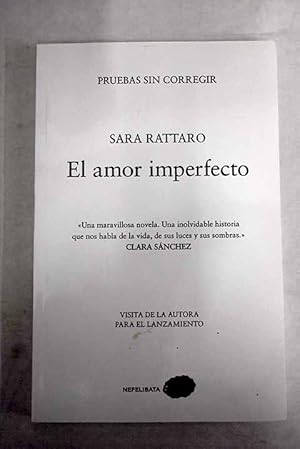 Seller image for El amor imperfecto for sale by Alcan Libros