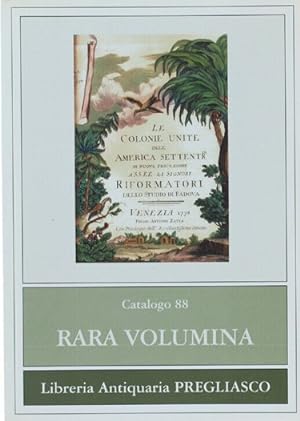 Immagine del venditore per 4 cataloghi Rara Volumina (n. 84, n. 86, n.88, n.90) venduto da Libreria Studio Bosazzi