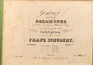 [D 797, 3b] Gesänge zum Drama Rosamunde. Gedichtet von Freyinn Wilhelmine v. Chezy. In Musik gese...