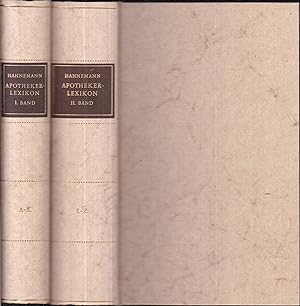Apothekerlexikon. Nachdruck der Erstausgabe von 1793. Erster und Zweiter Band (komplett)