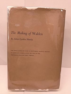 Imagen del vendedor de The Making of Walden a la venta por Chamblin Bookmine