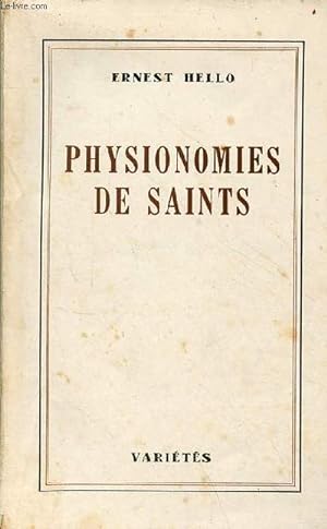 Bild des Verkufers fr Physionomies de saints. zum Verkauf von Le-Livre