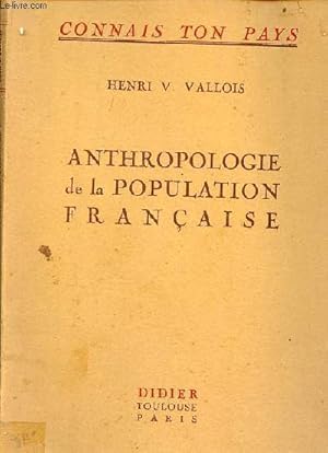 Seller image for Anthropologie de la population franaise - Collection connais ton pays. for sale by Le-Livre