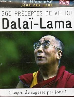 Image du vendeur pour 365 prceptes de vie du Dala-Lama - 1 leon de sagesse par jour ! - les almaniaks jour par jour 2008. mis en vente par Le-Livre
