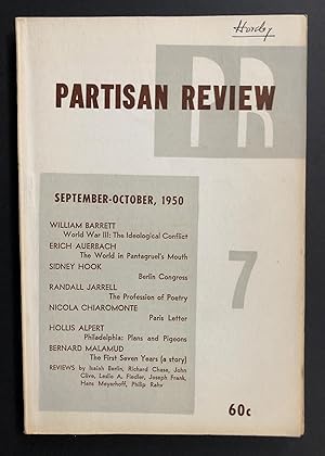 Image du vendeur pour Partisan Review, Volume 17, Number 7 (XVII; September - October 1950) mis en vente par Philip Smith, Bookseller