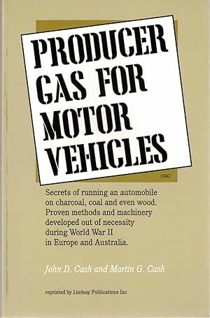 Bild des Verkufers fr Producer Gas for Motor Vehicles zum Verkauf von Kenneth Mallory Bookseller ABAA
