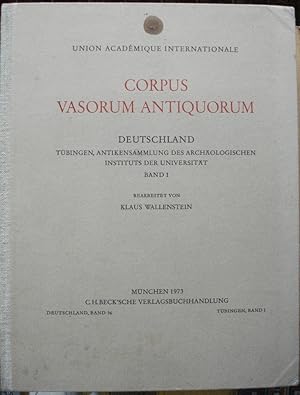 Corpus vasorum antiquorum. Deutschland, 36. Tübingen, Antikensammlung des Archäologischen Instutu...