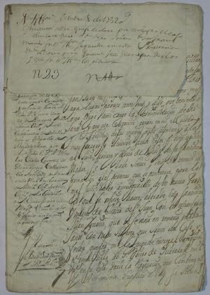 Request that a miracle be declared in the church of San Juan in Xalostitlan, October 8, 1732, by ...