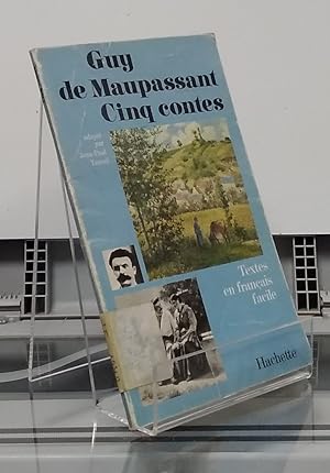 Imagen del vendedor de Cinq contes (français facile) a la venta por Librería Diálogo