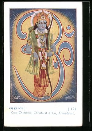 Imagen del vendedor de Knstler-Ansichtskarte Ahmedabad, Cop-Chimanlal Chhotalal, Co., Hinduismus, Religion a la venta por Bartko-Reher