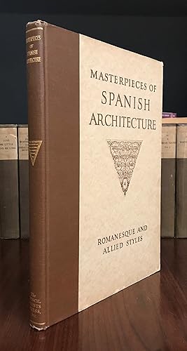 Seller image for Masterpieces of Spanish Architecture: Romanesque and Allied Styles. One Hundred Plates from Monumentos Arquitectionicos de Espana [Library of Architetural Documents Volume IV] for sale by CARDINAL BOOKS  ~~  ABAC/ILAB