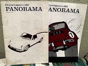 Porsche Panorama 2 Issues January & December 1972 Vol XVII Issues 1&12 (not reprint)